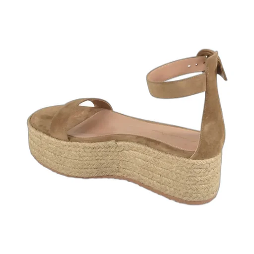 Gianvito Rossi Seville Open-Toe Espadrilles