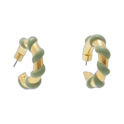 Twist Hoop Earrings