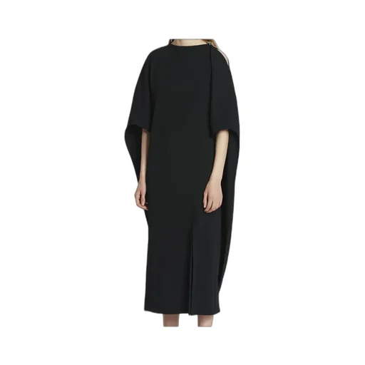 Appliqué-Detail Midi Dress