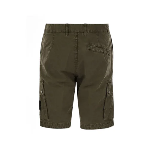 Stone Island Compass Patch Bermuda Shorts