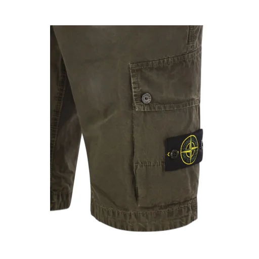 Stone Island Compass Patch Bermuda Shorts