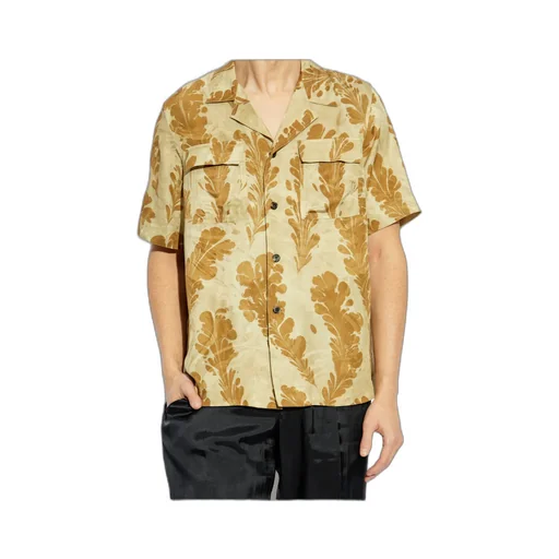 Dries Van Noten All-Over Patterned Button-Up Shirt