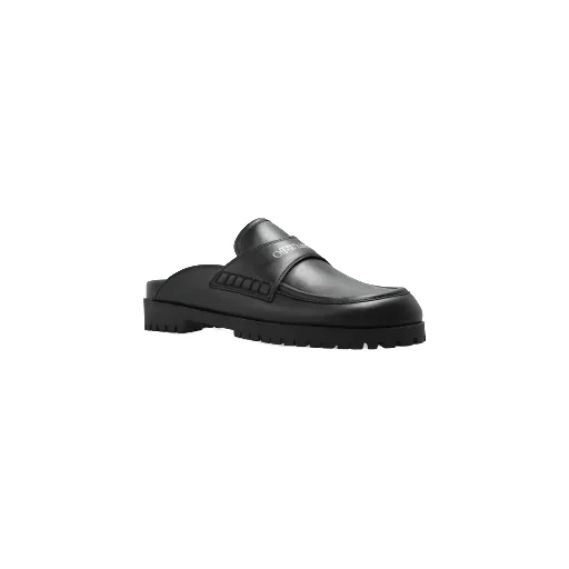 Off-White Logo Printed Slip-On Sandals