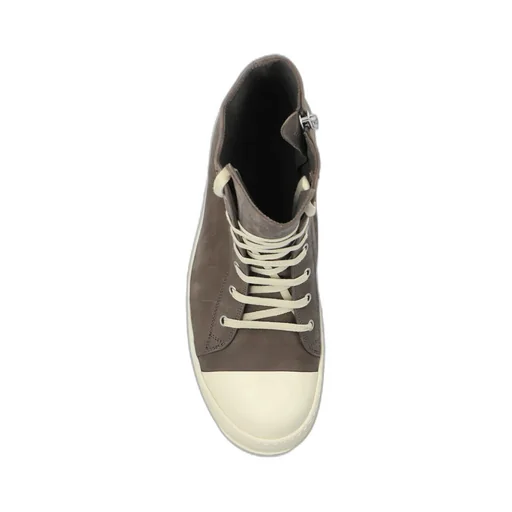 Rick Owens Zip Detailed Lace-Up Sneakers