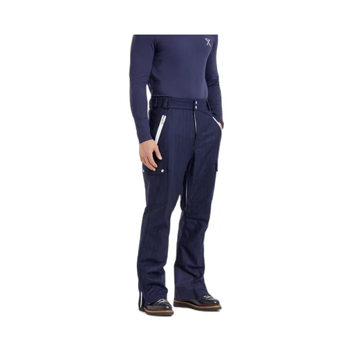 Pinstriped Ski Trousers