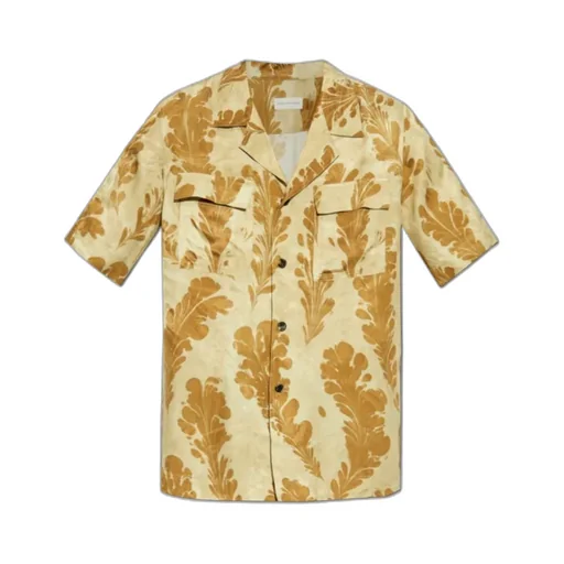 Dries Van Noten All-Over Patterned Button-Up Shirt