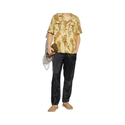 Dries Van Noten All-Over Patterned Button-Up Shirt