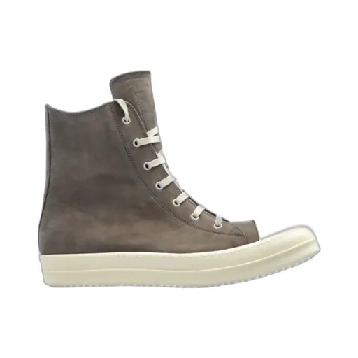 Rick Owens Zip Detailed Lace-Up Sneakers