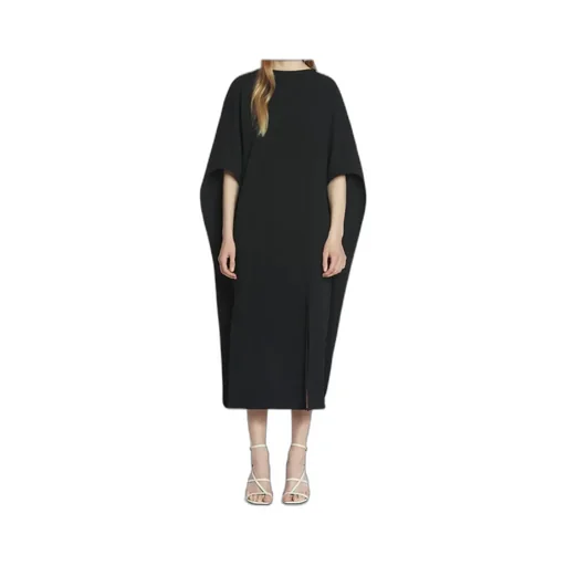 Appliqué-Detail Midi Dress
