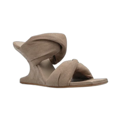 Rick Owens Cantilever Open-Toe Mules