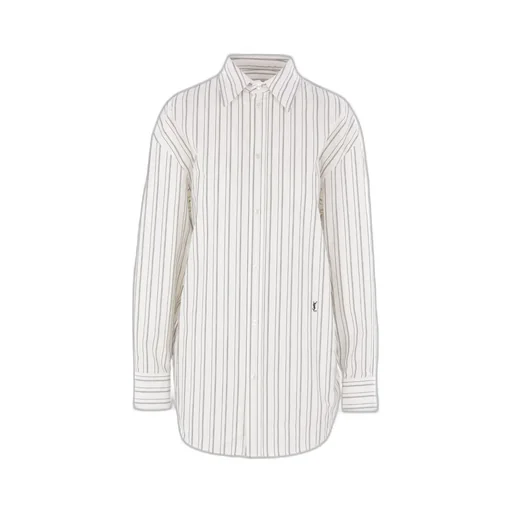 Saint Laurent Striped Button-Up Shirt