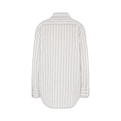 Saint Laurent Striped Button-Up Shirt