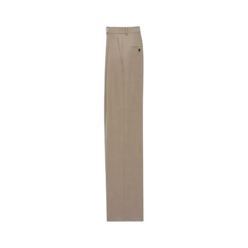Saint Laurent High Waist Wide Leg Pants