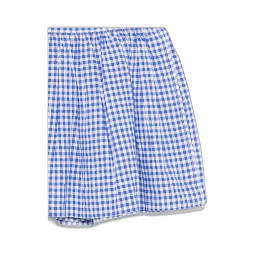 Gingham-Check Shorts