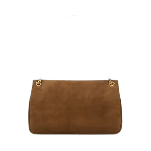 Saint Laurent Calypso Logo Plaque Large Shoulder Bag