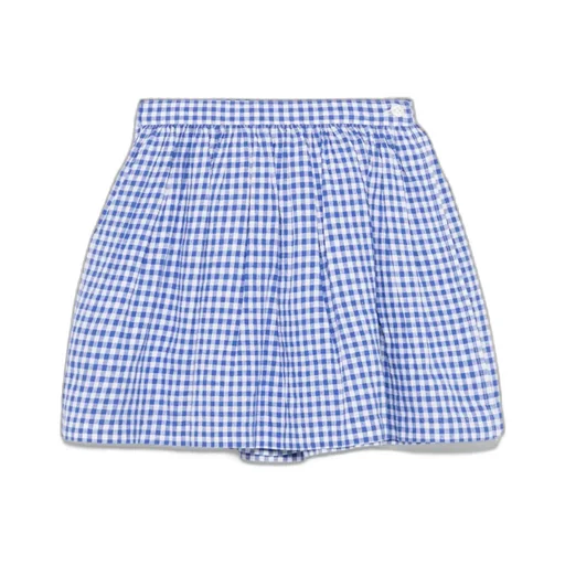 Gingham-Check Shorts