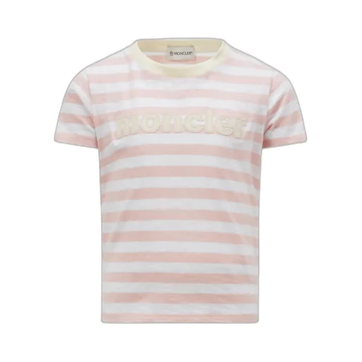 Moncler Enfant Logo Striped Jersey T-Shirt
