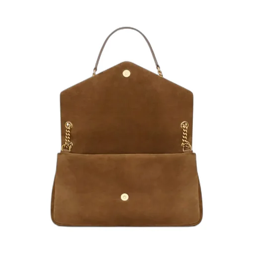 Saint Laurent Calypso Logo Plaque Large Shoulder Bag