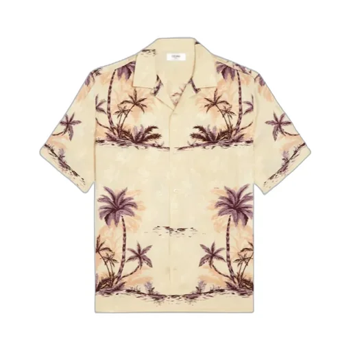 Hawaiian Shirt In Printed Silk