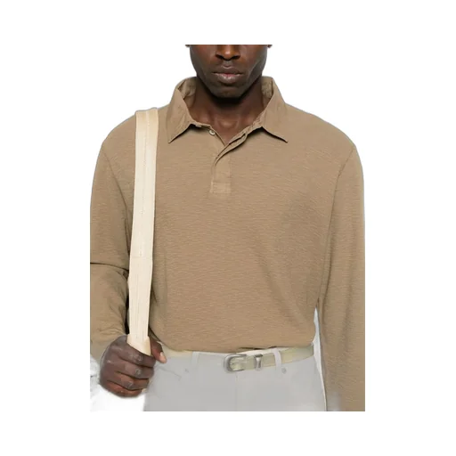 Sunflower Buttoned Long-Sleeved Polo Shirt