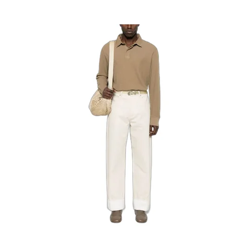 Sunflower Buttoned Long-Sleeved Polo Shirt