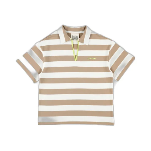 Douuod Kids Striped Polo Shirts