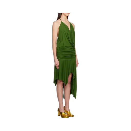 Acne Studios Dikata Draped Midi Dress