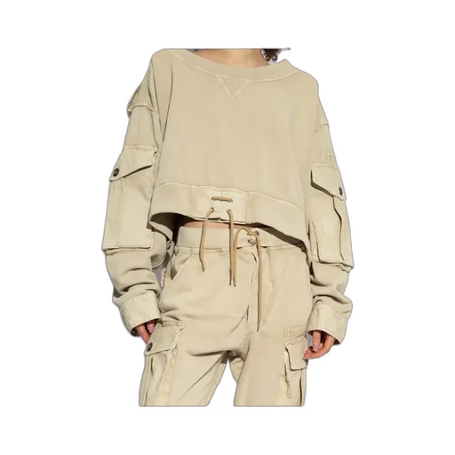 Dsquared2 Boat Neck Distressed Cargo Sweatshirt
