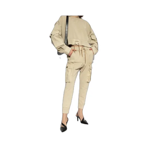 Dsquared2 Boat Neck Distressed Cargo Sweatshirt