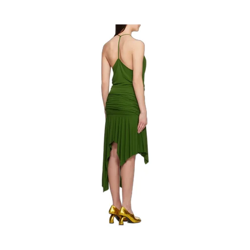 Acne Studios Dikata Draped Midi Dress