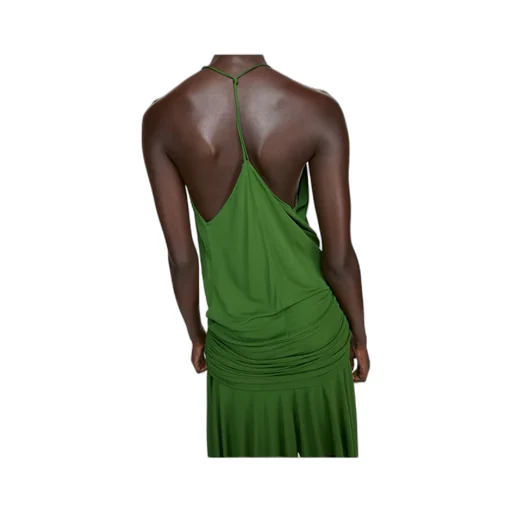 Acne Studios Dikata Draped Midi Dress