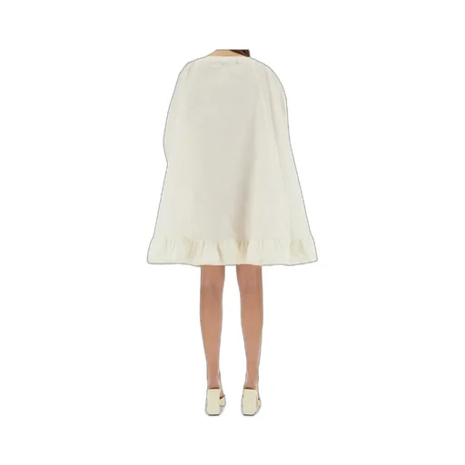 Patou Ruffled A-Line Dress
