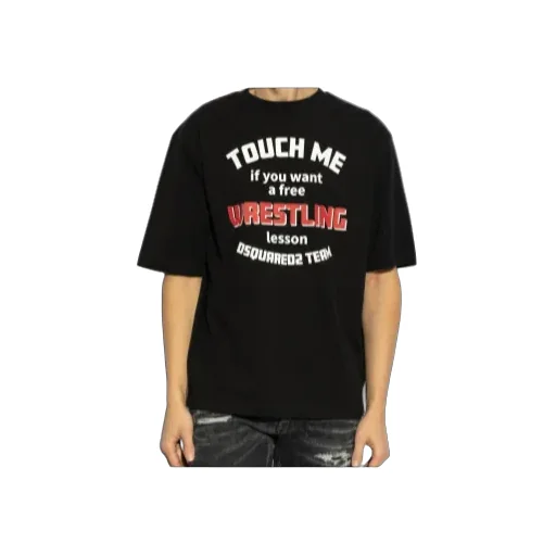 Dsquared2 Slogan Printed Crewneck T-Shirt
