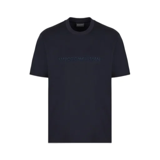 Emporio Armani Logo-Embroidered Crewneck T-Shirt