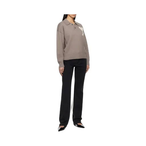 Long-Sleeved Inlaid Sweater