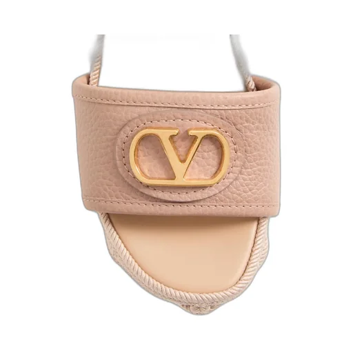 Valentino	Vlogo Signature Open Toe Wedge Sandals
