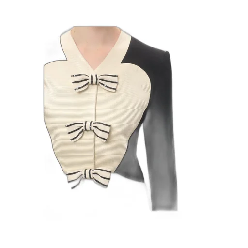 Valentino Bow Detailed Long-Sleeved Jacket