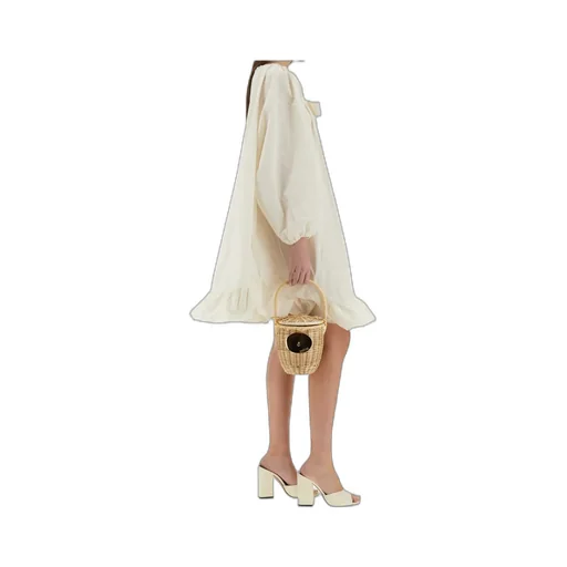 Patou Ruffled A-Line Dress