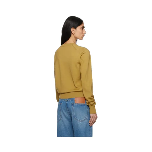 Round-Neck And Long-Sleeved Sweater