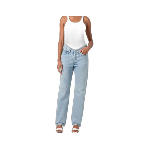 Agolde V-Waisted Kelly Straight-Leg Jeans