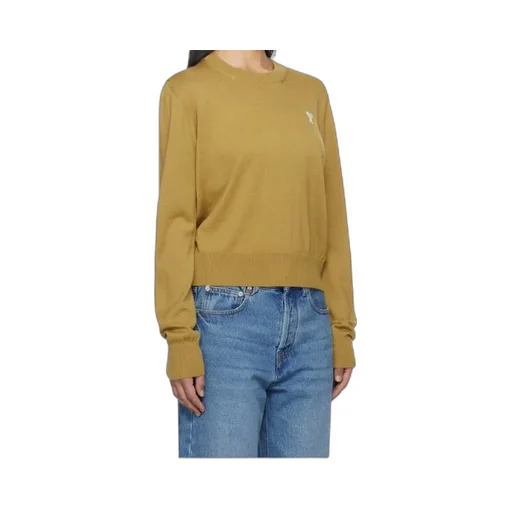 Round-Neck And Long-Sleeved Sweater