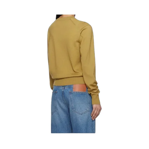 Round-Neck And Long-Sleeved Sweater