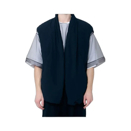 Dries Van Noten V-Neck Overdyed Gilet