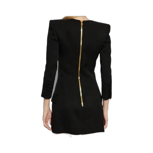 Balmain Slim Fit Double Breasted Blazer Dresss