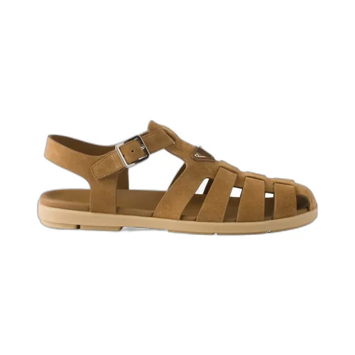 Suede Fisherman Sandals