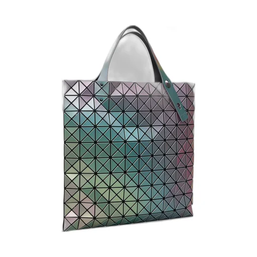 Geometric-Pattern Tote Bag
