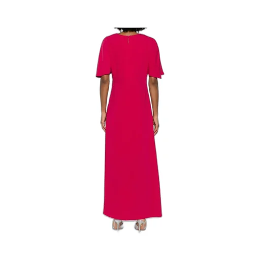 Flared-Sleeves Maxi Dress