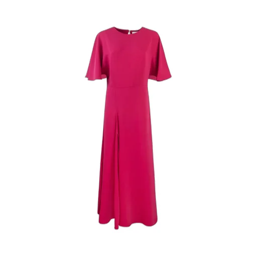 Flared-Sleeves Maxi Dress