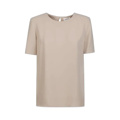 P.A.R.O.S.H. Cady Round-Neck Blouse