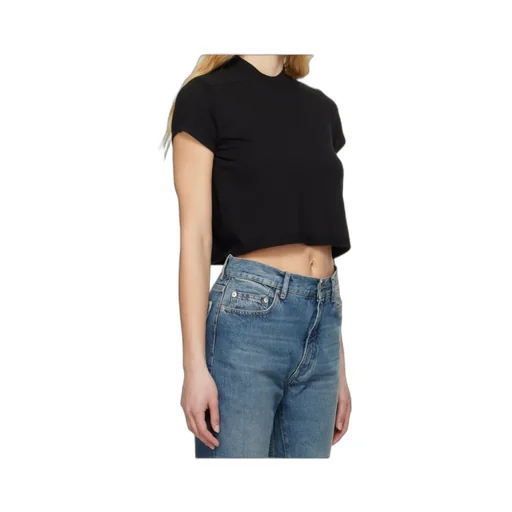 Rick Owens Drkshdw Cropped Small Level Crewneck T-Shirt